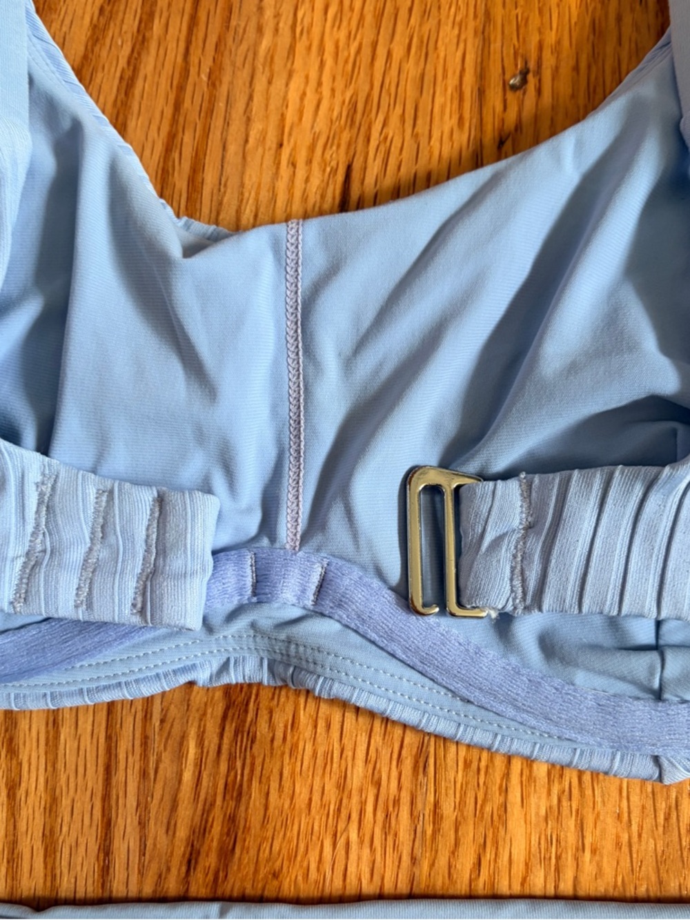 Athleta Light Blue Two-Piece Bikini Set Large Bottoms 34B/C Top - Picture 6 of 8